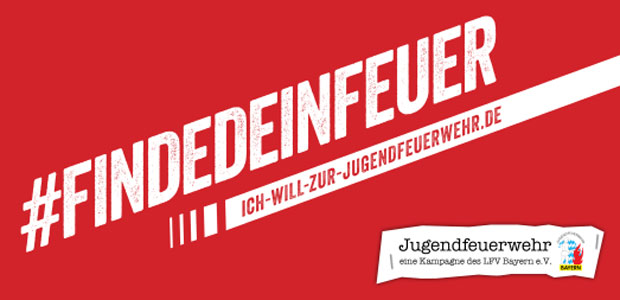 Logo #FINDEDEINEFEUERWEHR - Ich-will-zur-Jugedfeuerwehr.de - Jugendfeuerwehr - Eine Kampagne des LFV Bayern e.V. - © LFV Bayern Logo #FINDEDEINEFEUERWEHR - Ich-will-zur-Jugedfeuerwehr.de - Jugendfeuerwehr - Eine Kampagne des LFV Bayern e.V. - © LFV Bayern