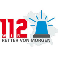 Logo "112 - Wir Retter von morgen" Logo "112 - Wir Retter von morgen"