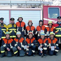 Gruppenbild der Freiwilligen Feuerwehr Waldmünchen 