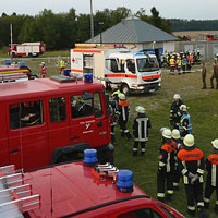 Einsatzkräfte von Feuerwehr, Rettungsdienst und Katastrophenschutz Größte Einsatzübung im Rahmen der Aktionstage im Landkreis Eichstätt